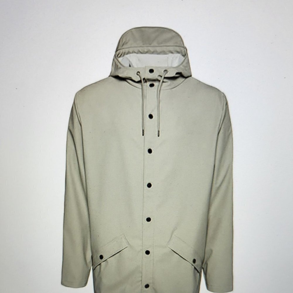 RAINS Short Cement 12010 Jacket Size X-Large and Medium NWT - Unisex